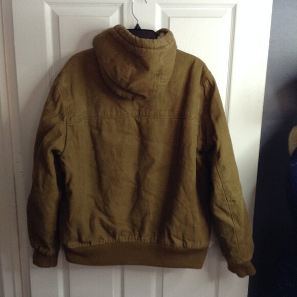 GH Bass & Co; Large Cotton/Sherpa Hooded Heavy Jacket; 100% Cotton, Work Coat - Picture 2 of 6